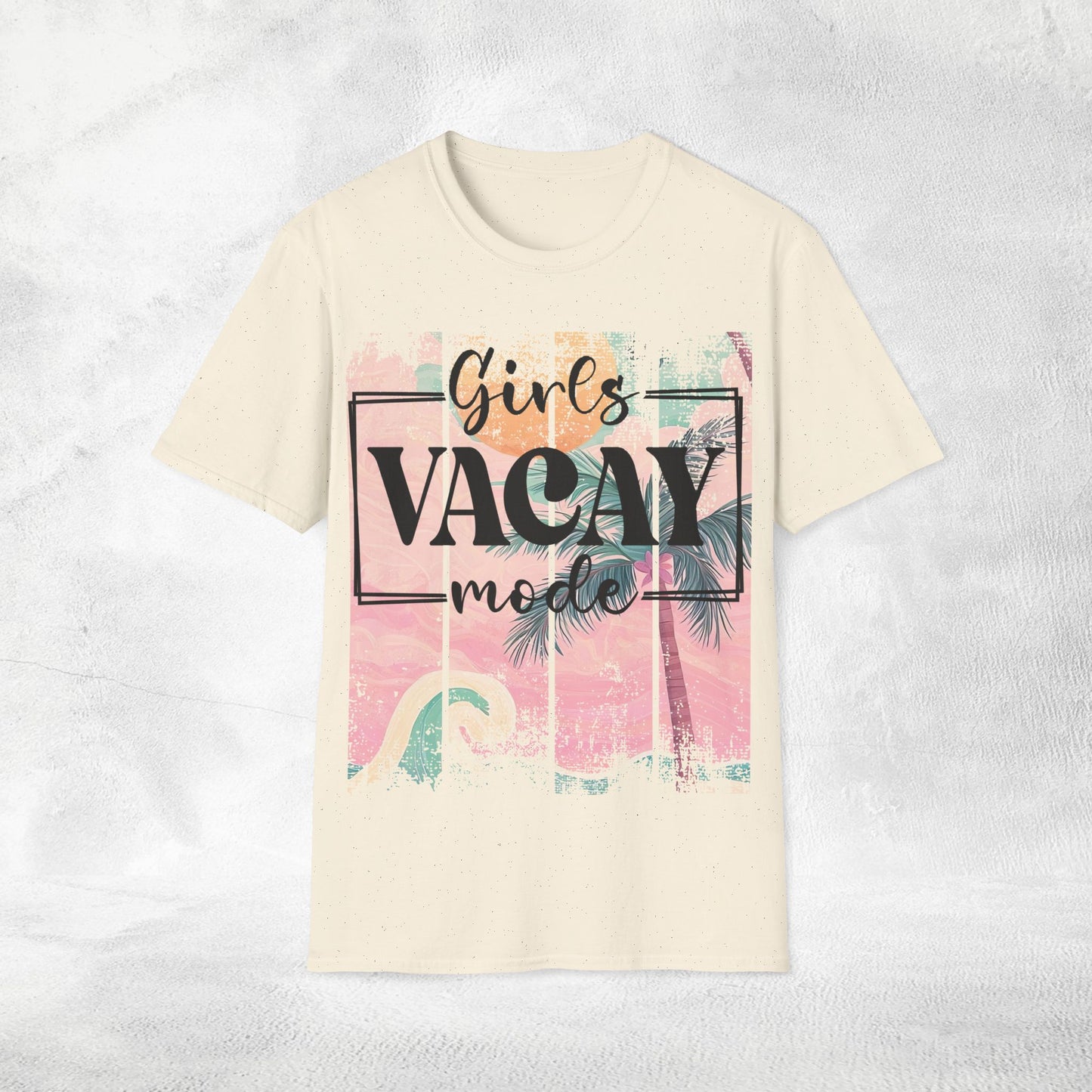 Womens T-shirt girls vacay mode