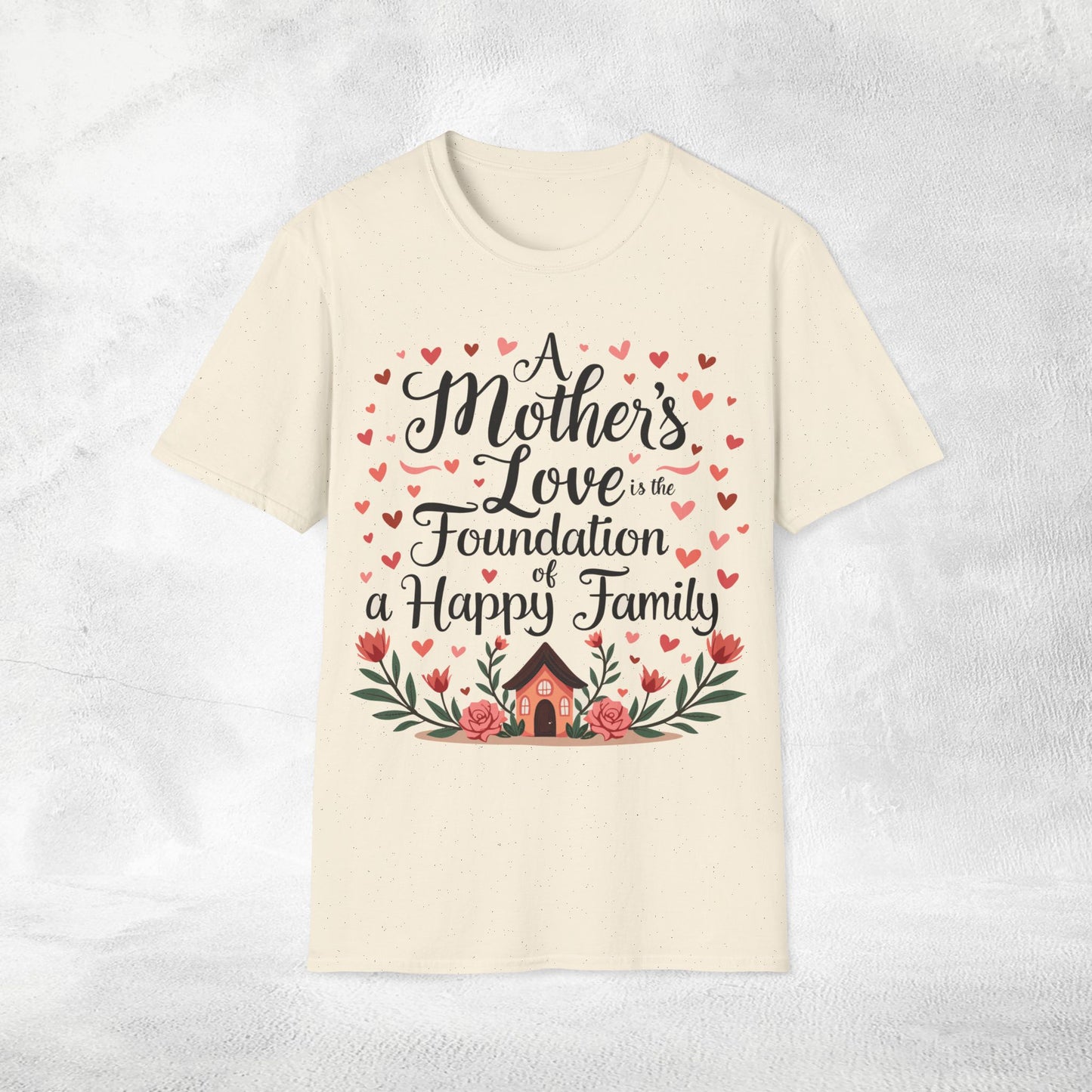 family shirt natural color edition mothers love