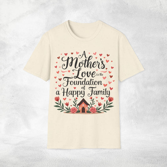family shirt natural color edition mothers love