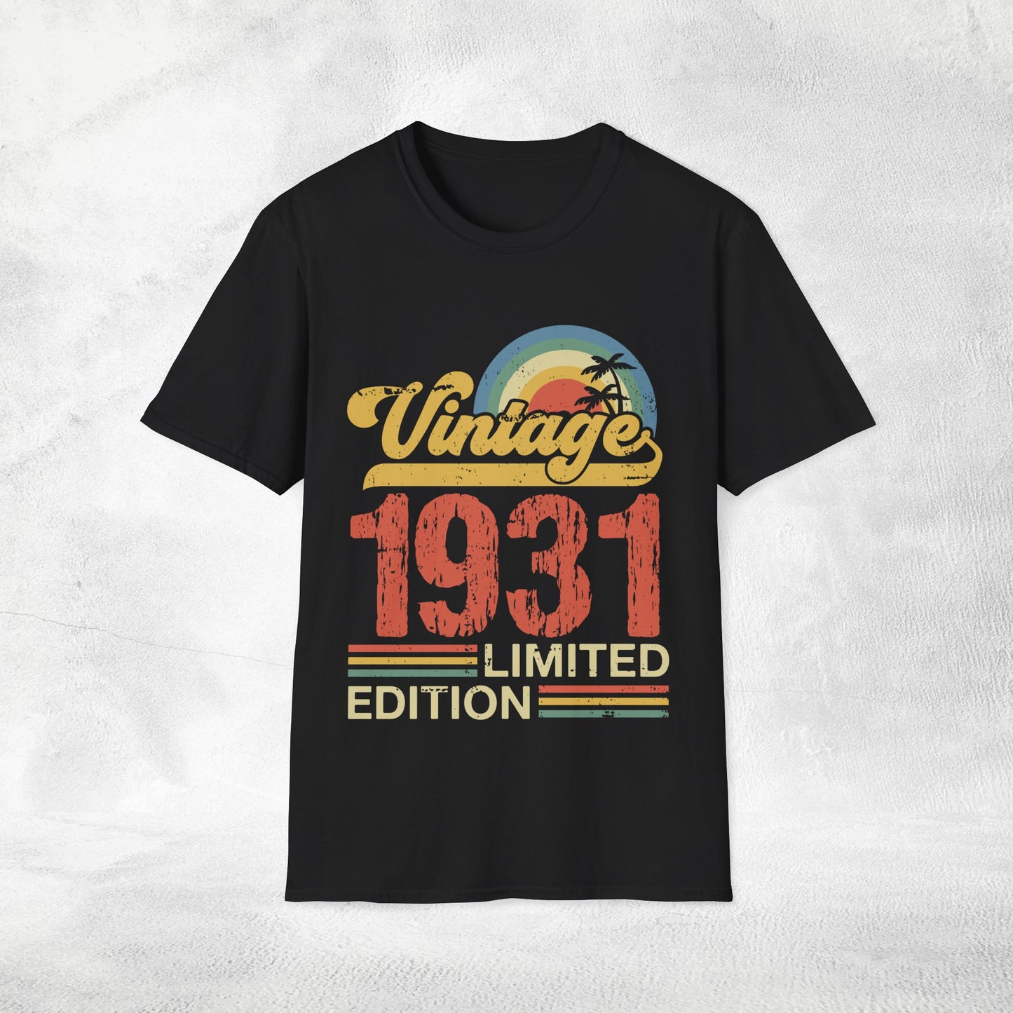 Unisex year of birth shirt 1931