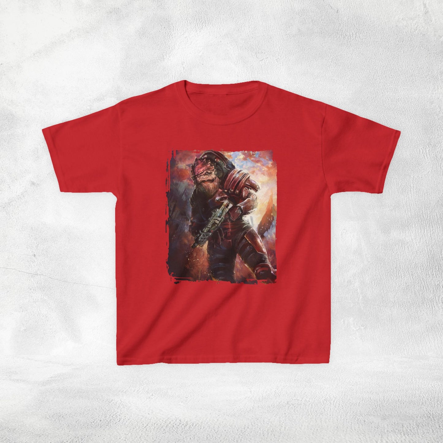 Kids gaming shirt Mass Effect Urdnot Wrex