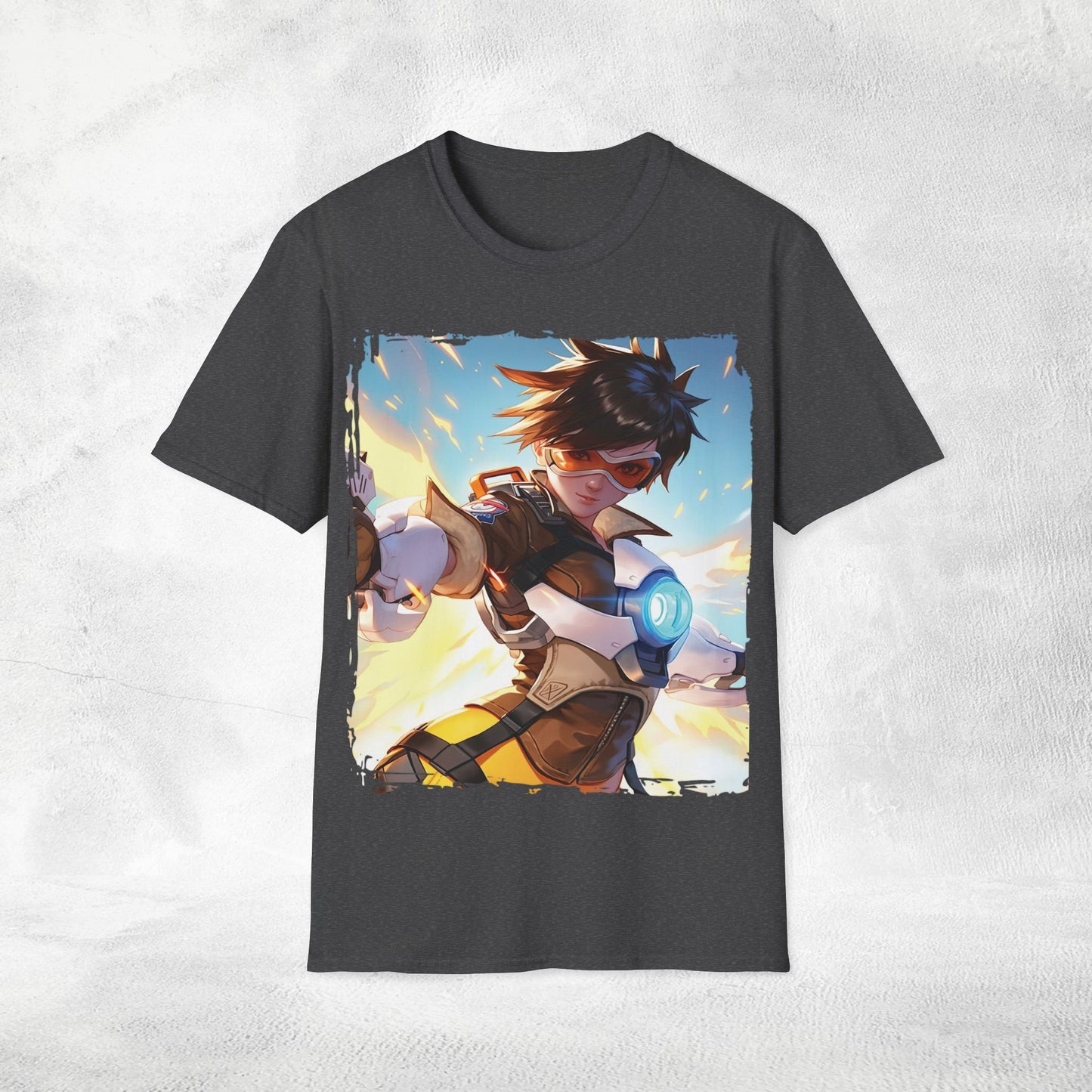 Unisex Gaming shirt Overwatch Tracer