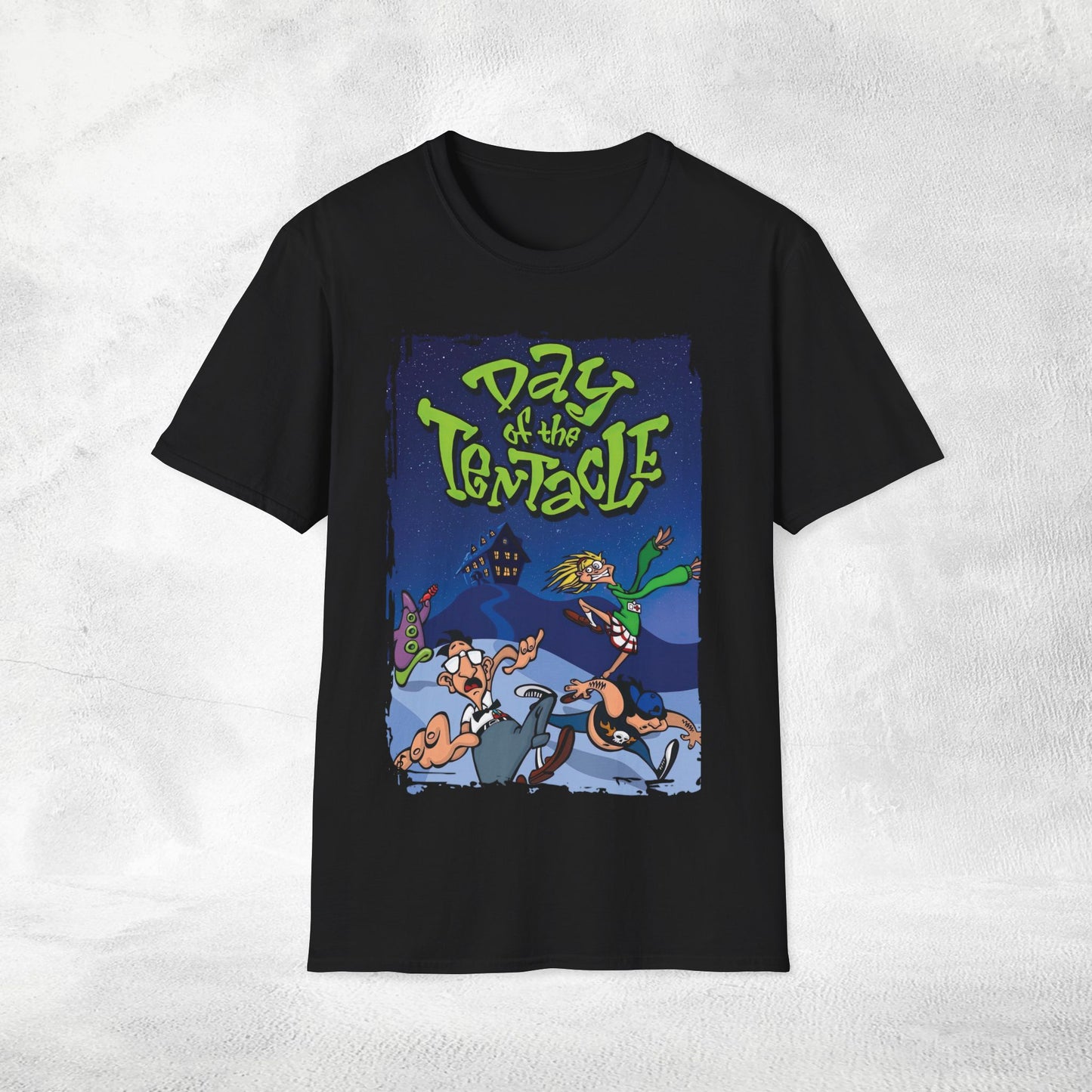 Unisex gaming shirt Day of the Tentacle