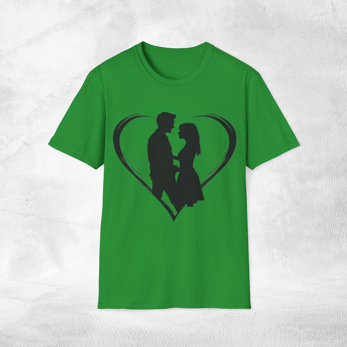 Unisex couples T-Shirt heart