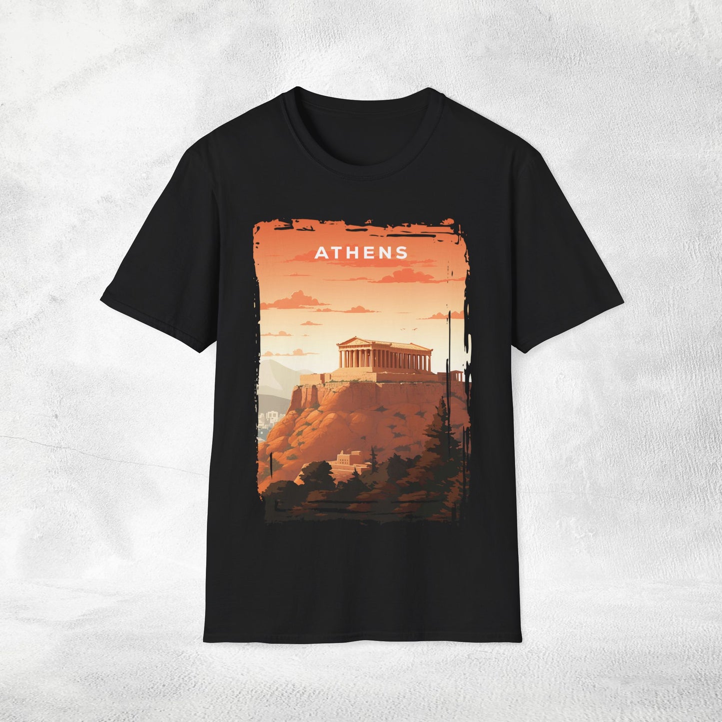 Women T-shirt Athens vacation tee