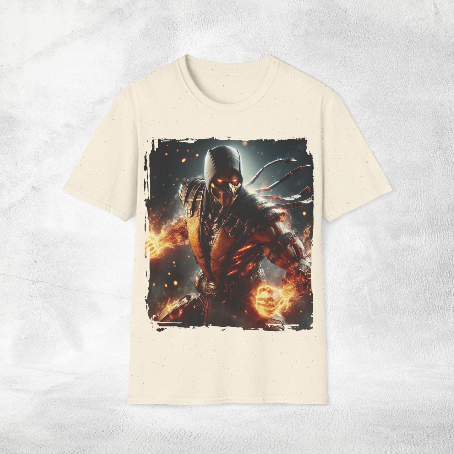 Unisex Gaming shirt Mortal Kombat Scorpion