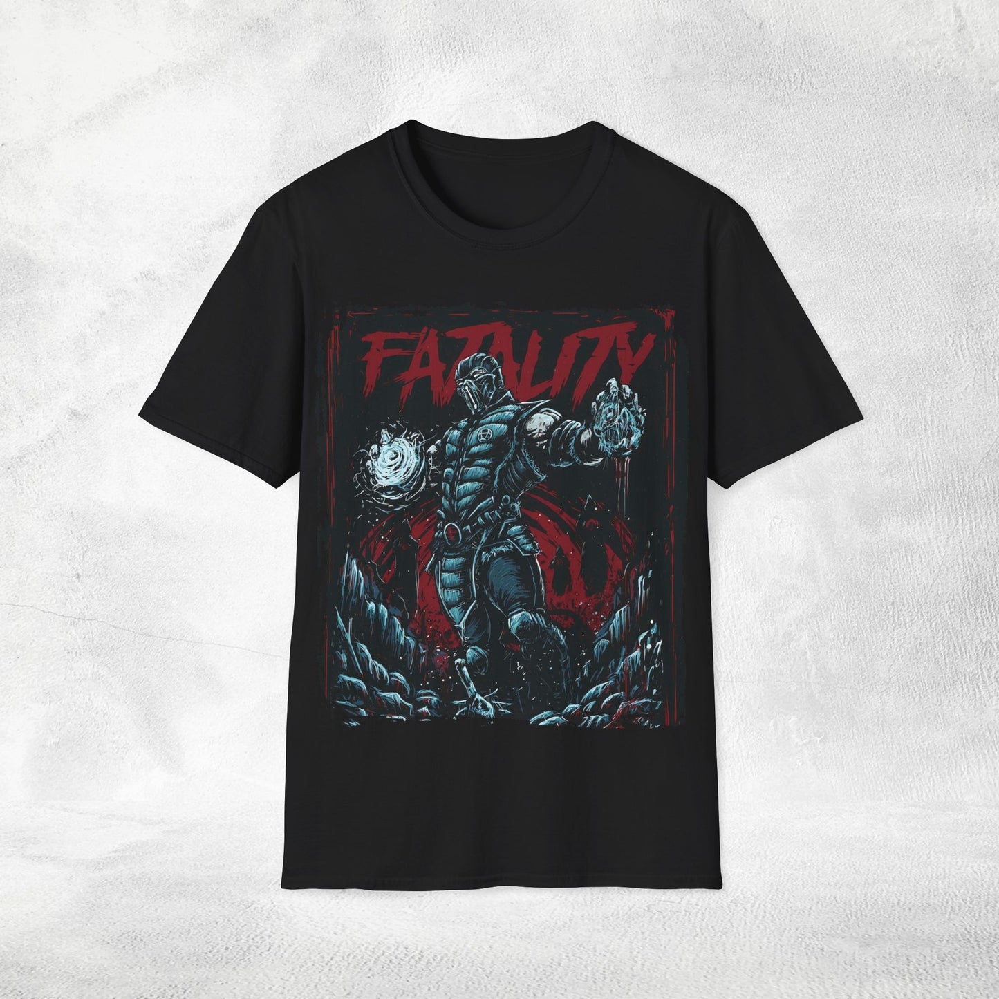Unisex gaming shirt Mortal Kombat Fatality