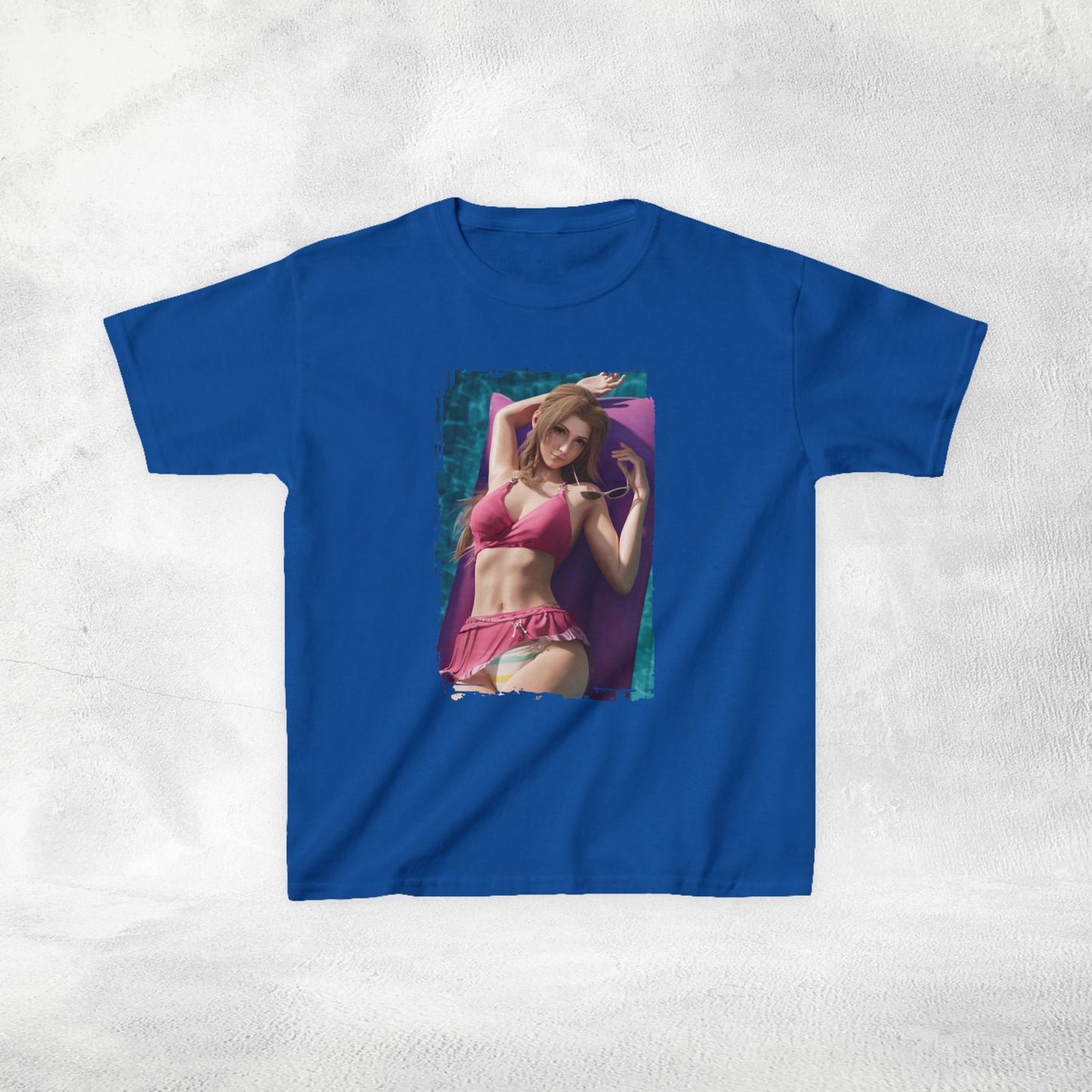 Kids  gaming shirt Final Fantasy Aerith Swimsuit