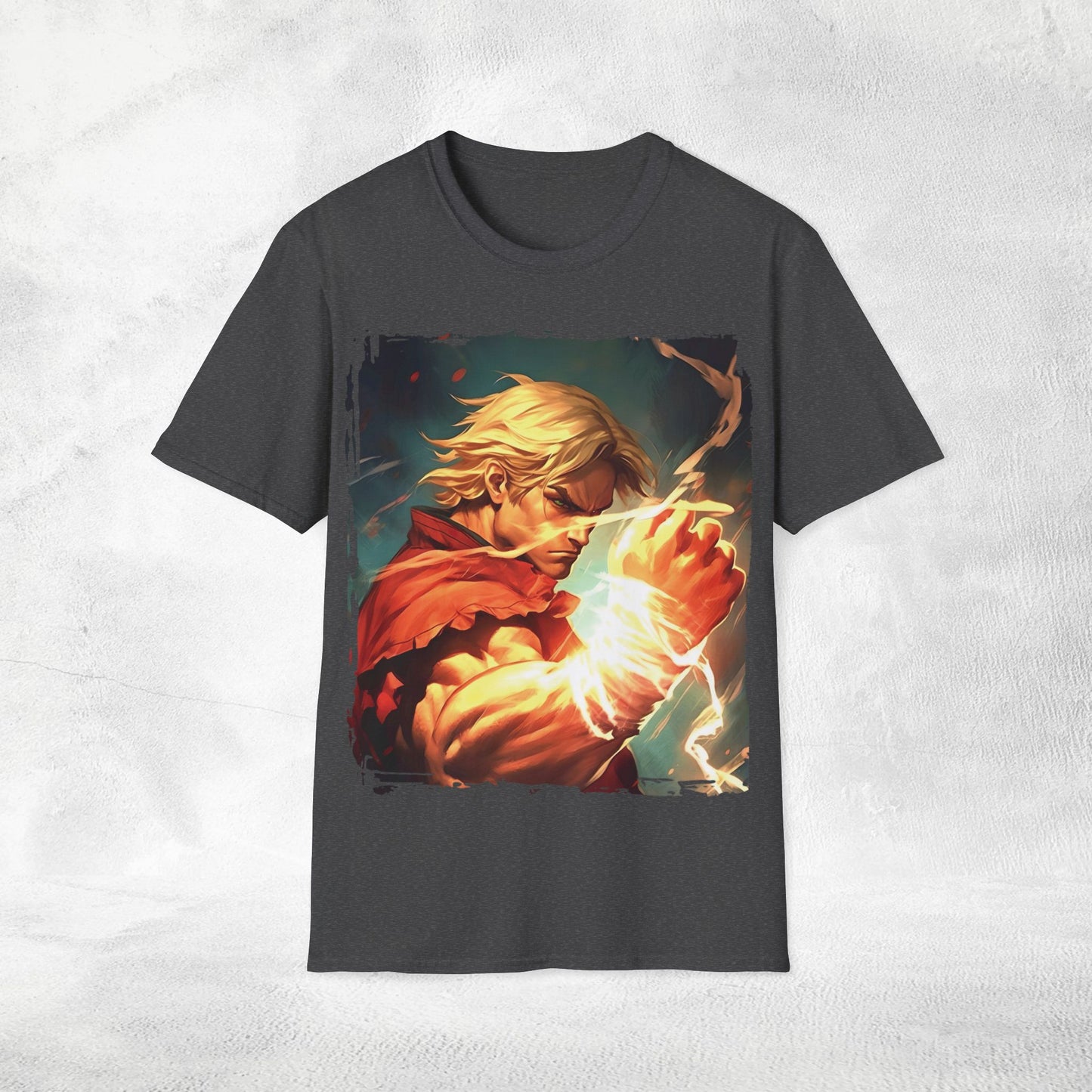 Unisex Gaming shirt Street Fighter Ken Masters