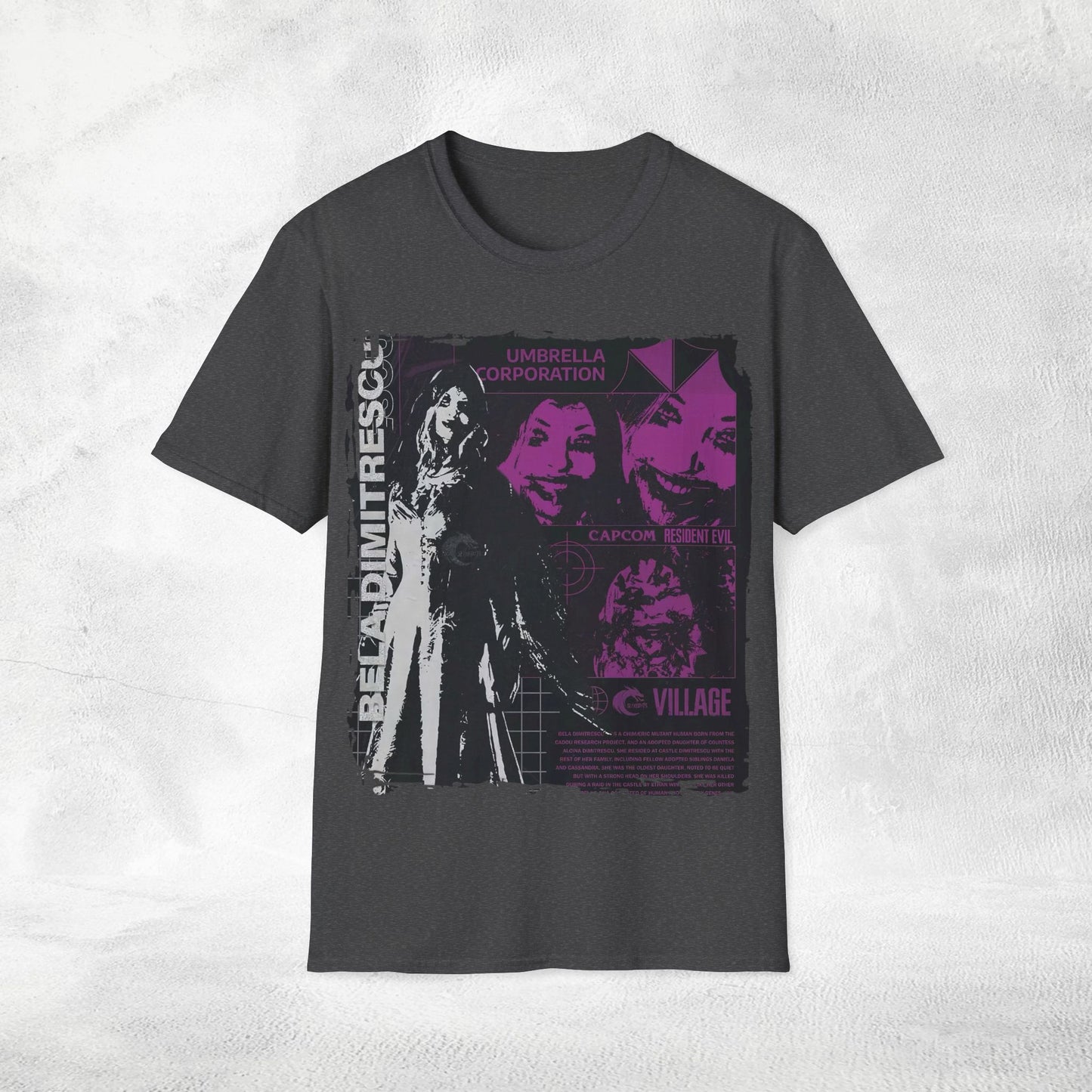 Unisex gaming shirt Resident Evil Bela Dimitresco