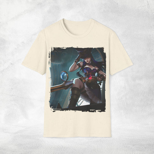 Unisex gaming shirt Caitlyn Arcane League of Legends