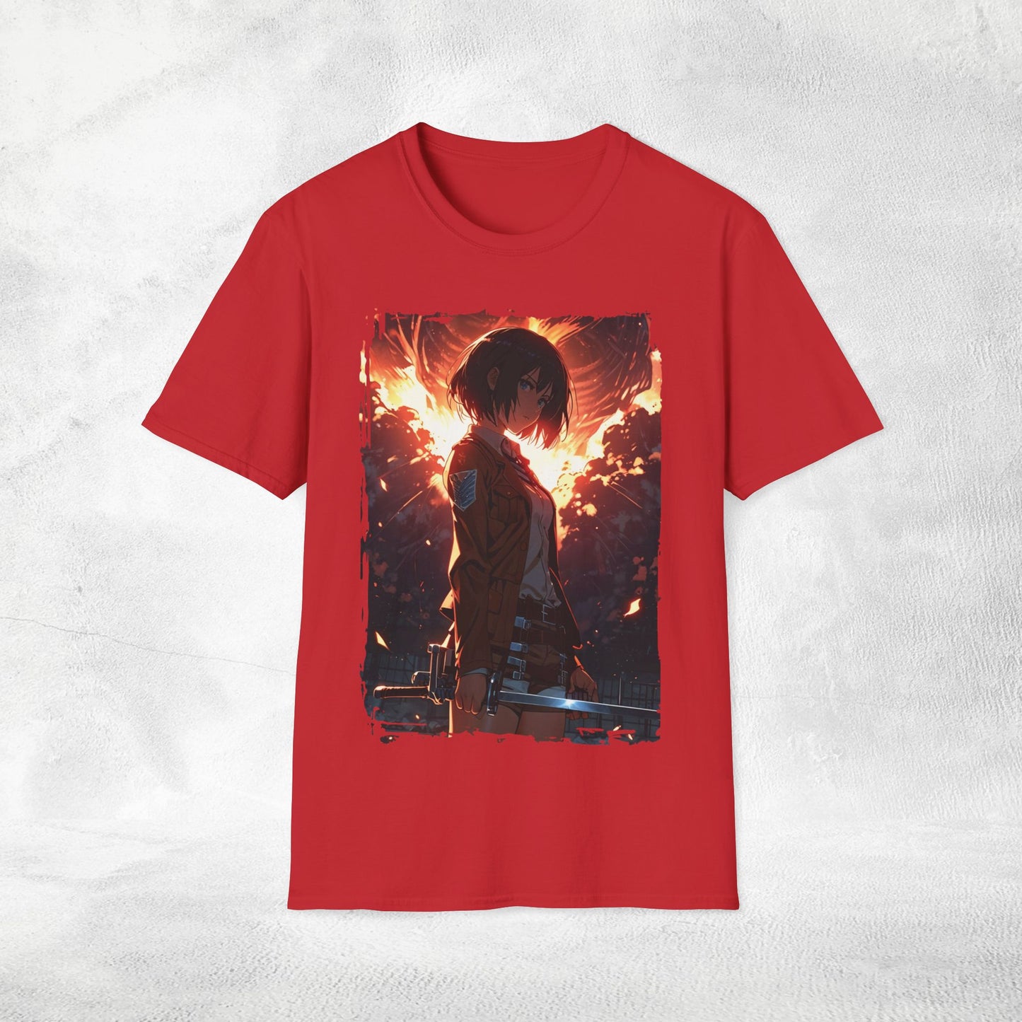Unisex anime shirt Mikasa Ackerman