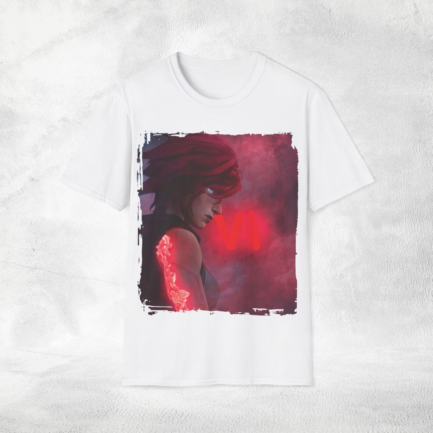 Unisex Gaming shirt Arcane Series LOL Vi