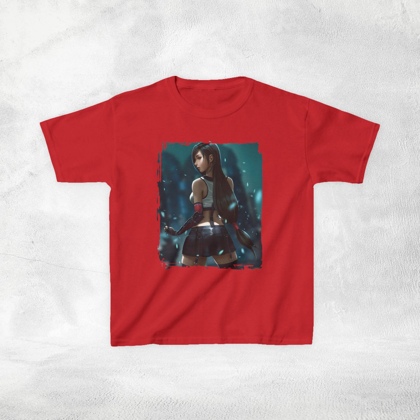 Kids gaming shirt Final Fantasy Tifa Lockhart