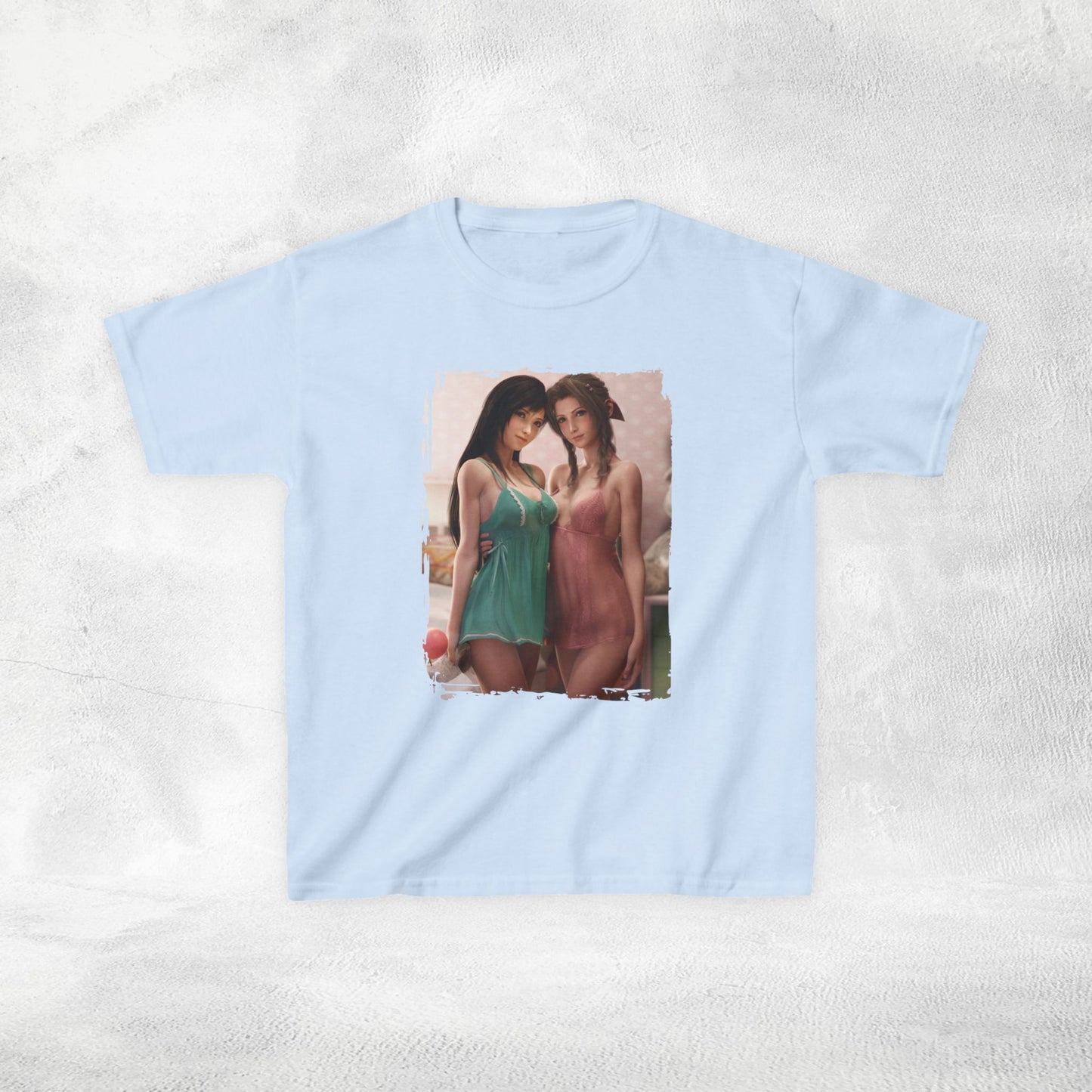Kids gaming shirt Final Fantasy Tifa Lockhart and Aerith Gainsborough