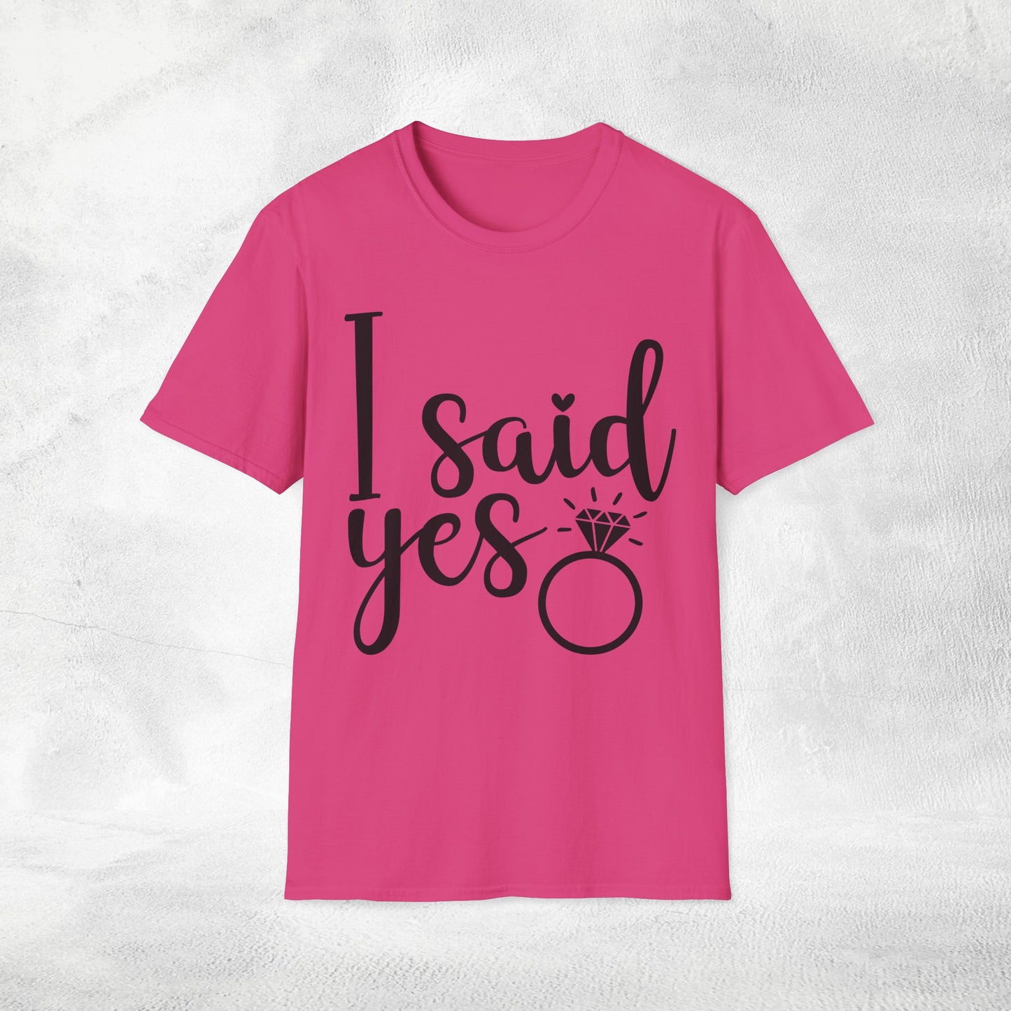 Women's T-Shirt i said yes bachelorette party