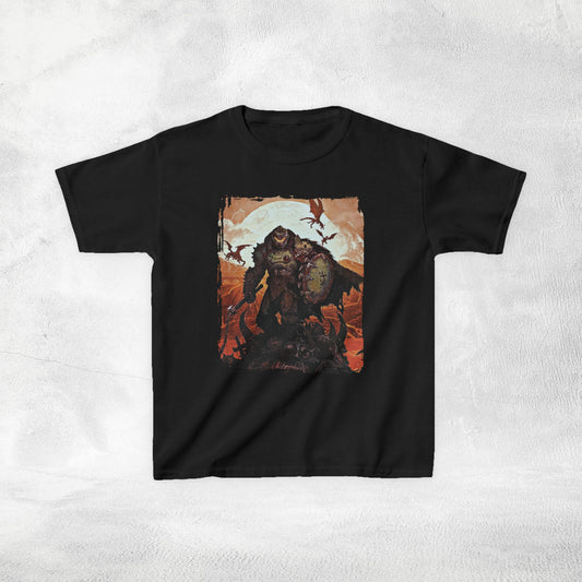 Kids  gaming shirt Doom the Dark Ages