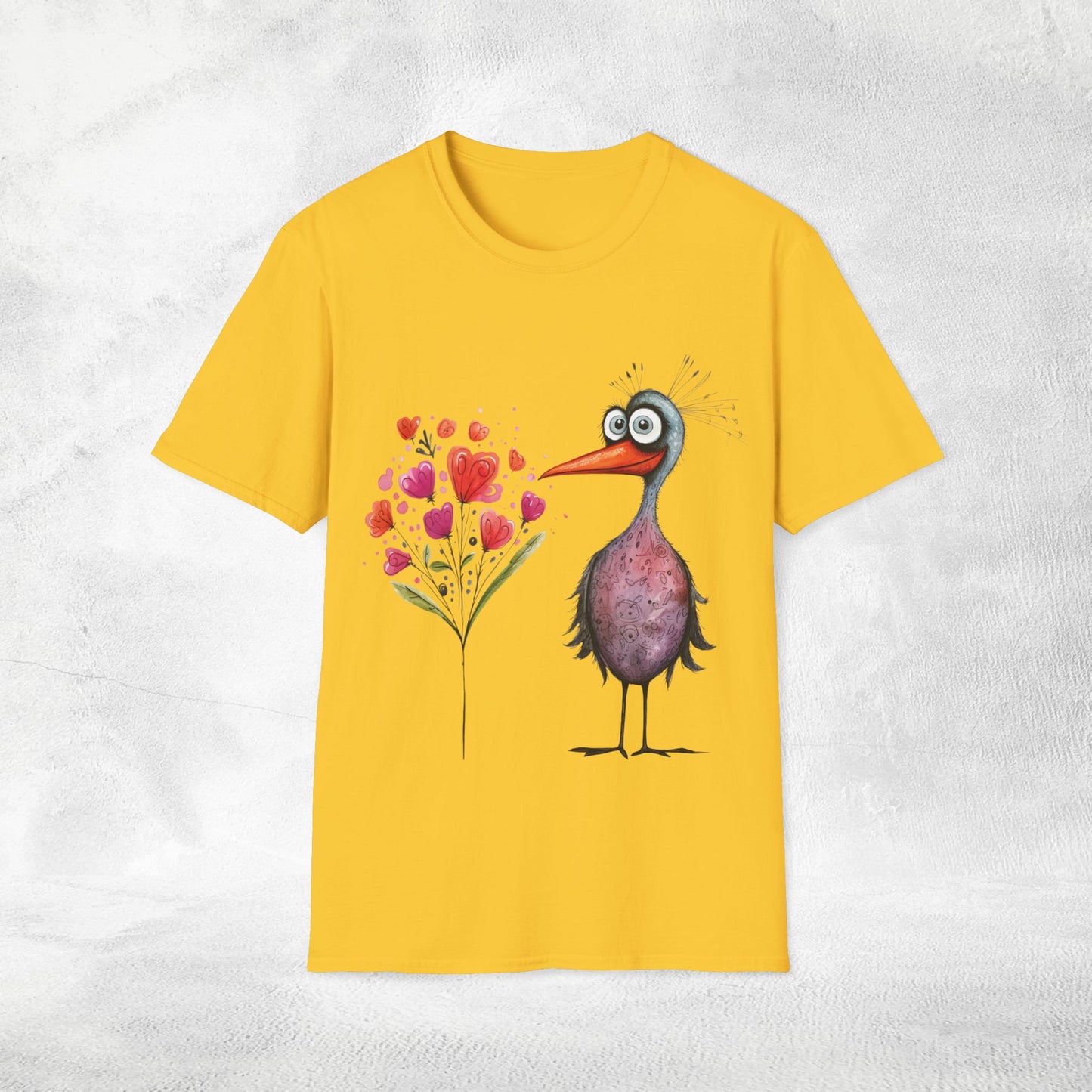 Unisex couples T-Shirt lovebird