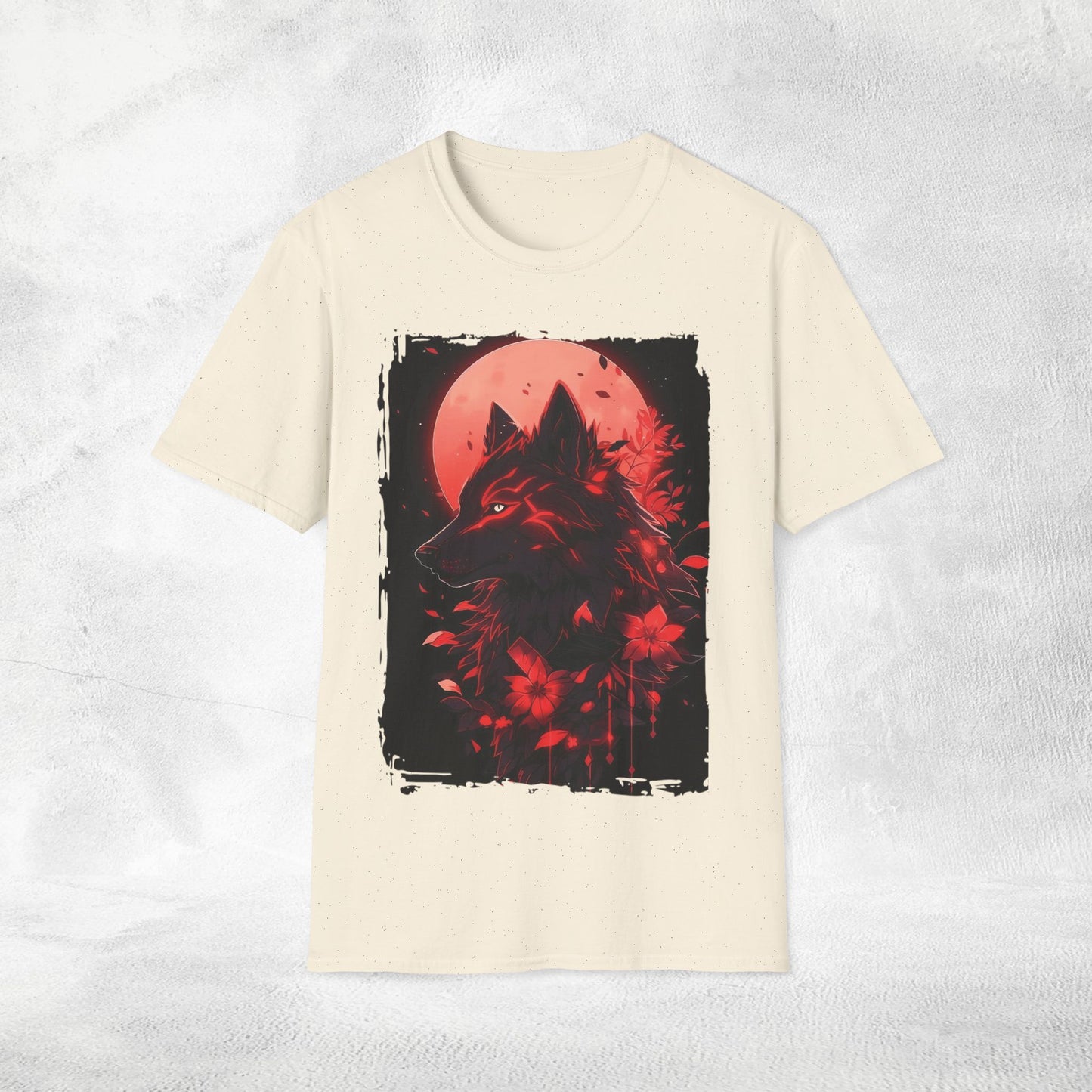 Unisex Gothic Shirt Wolf