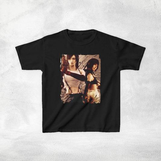 Kids gaming shirt Final Fantasy Tifa Lockhart and Yuffie Kisaragi