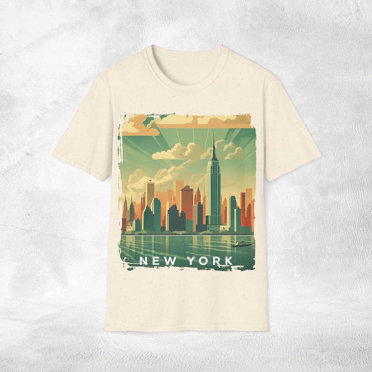 Women T-shirt New York vacation tee