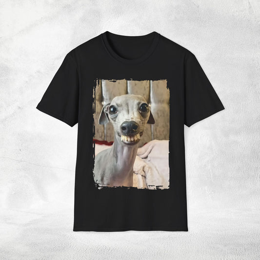 Unisex funny shirt just smile