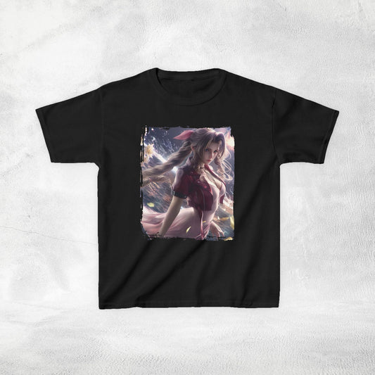 Kids gaming shirt Final Fantasy Aerith Gainsborough
