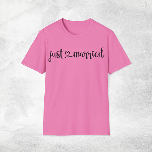 Women's T-Shirt just married bachelorette party