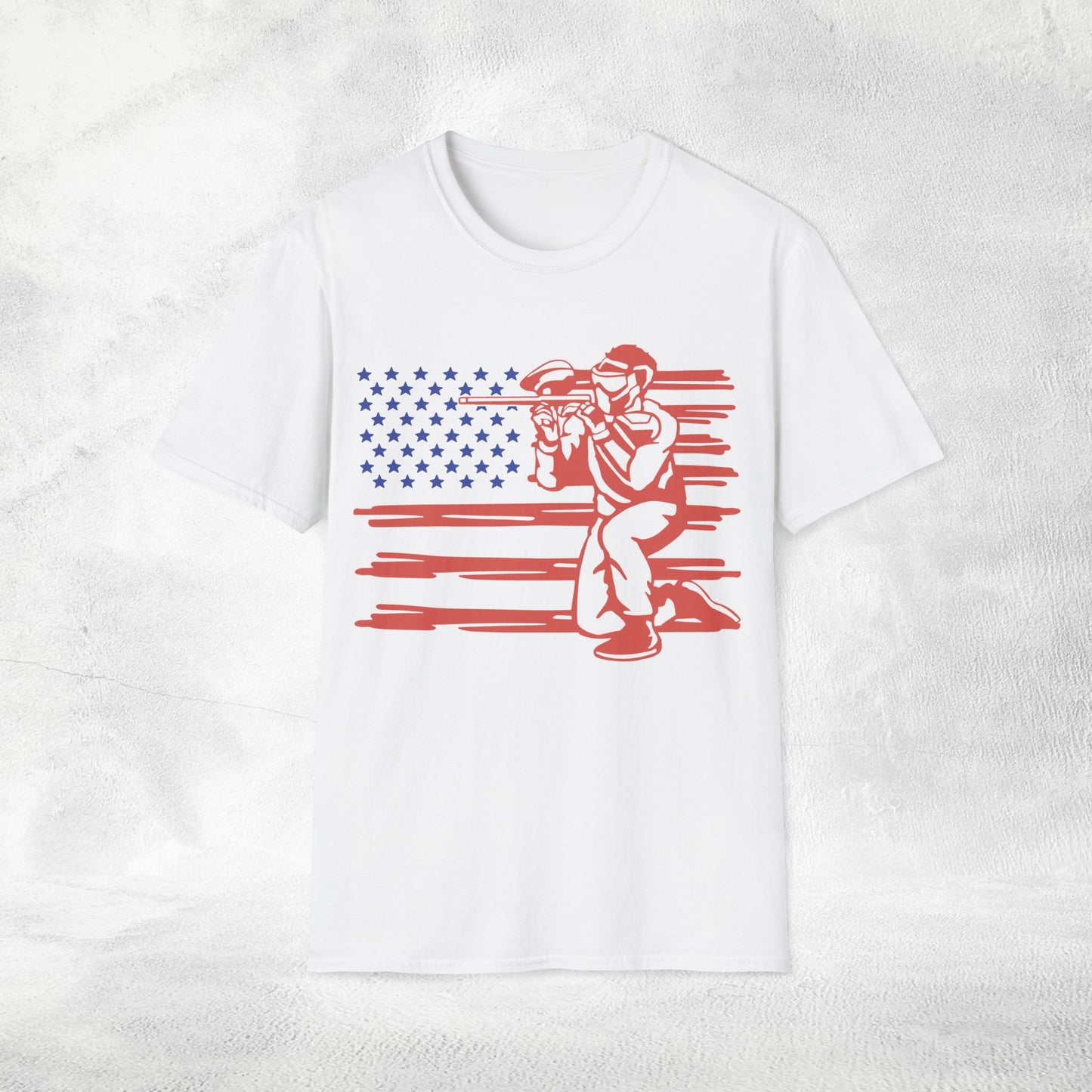 Unisex Paintball shirt flag