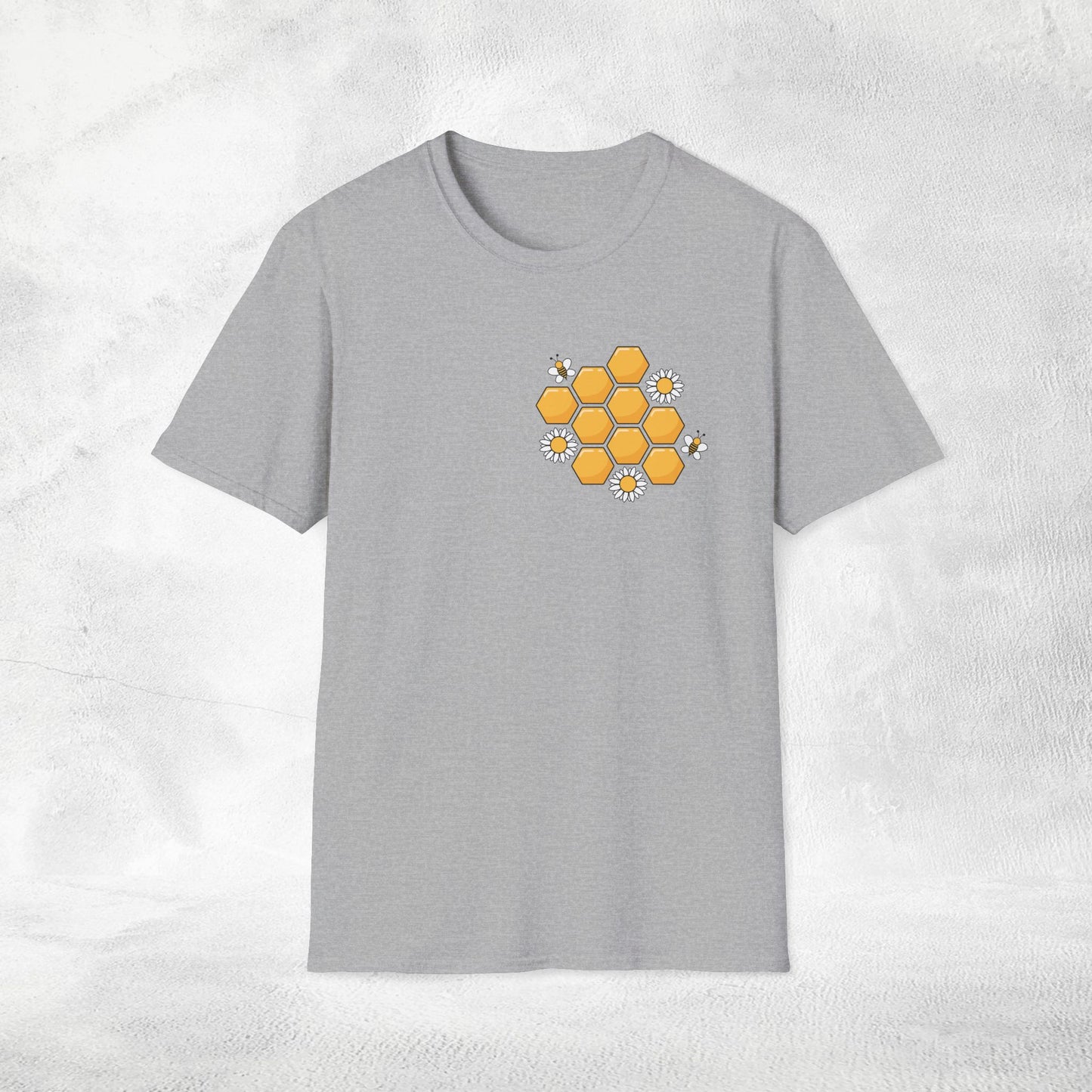 woman's nature inspired shirt bee
