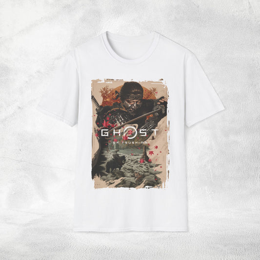 Unisex gaming shirt Ghost of Tsushima