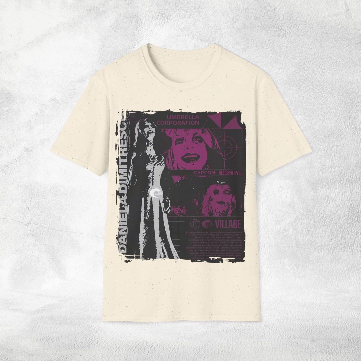 Unisex gaming shirt Resident Evil Daniela Dimitresco