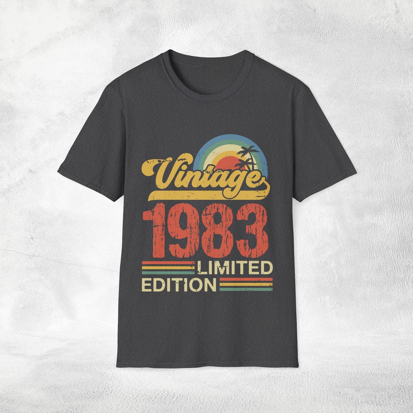 Unisex year of birth shirt 1983