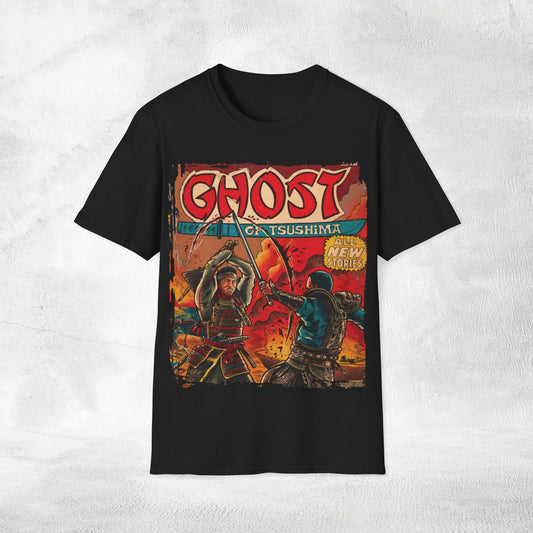 Unisex gaming shirt Ghost of Tsushima