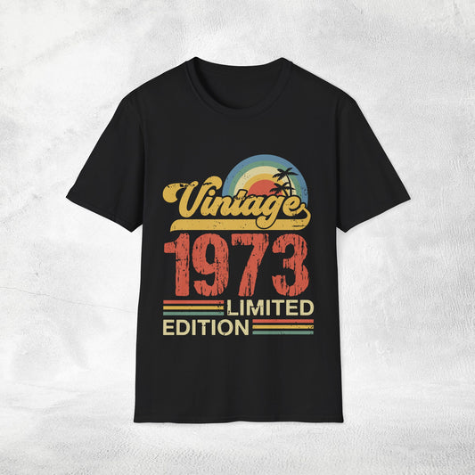 Unisex year of birth shirt 1973