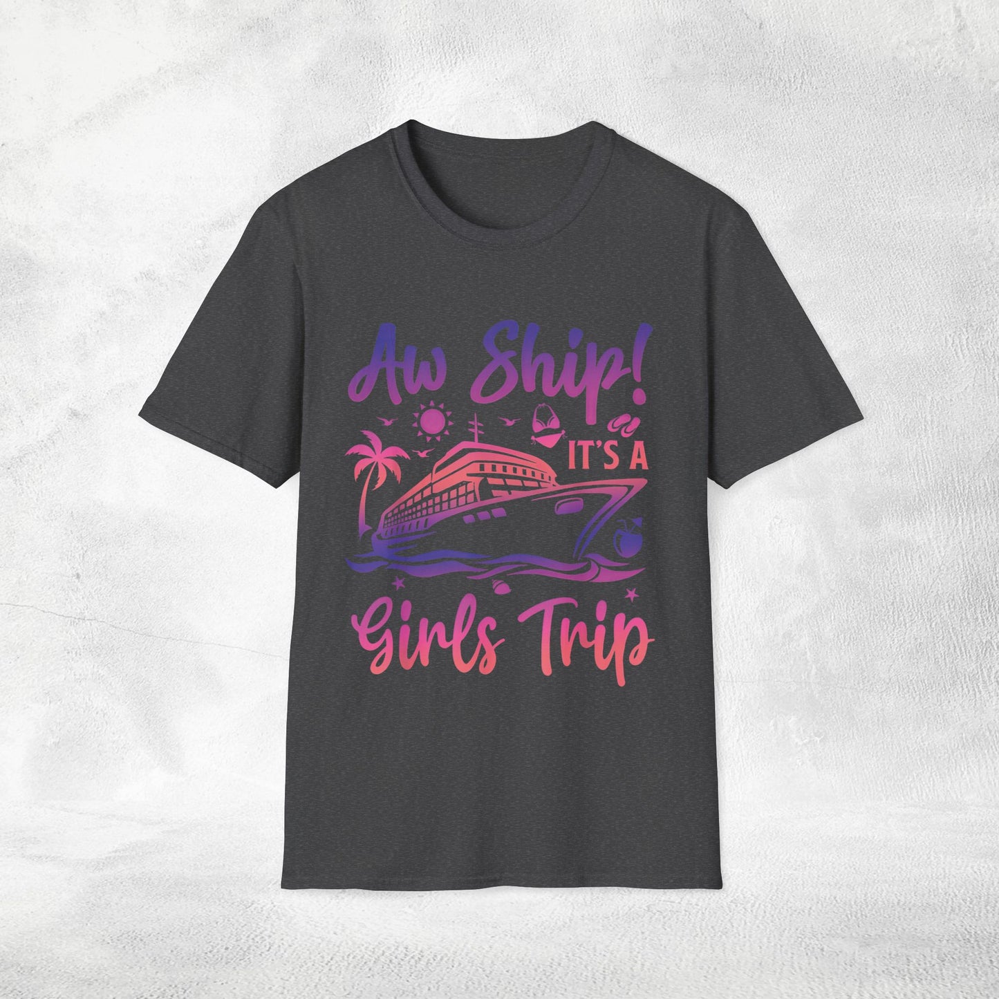 Womens T-shirt girls trip Aw Ship