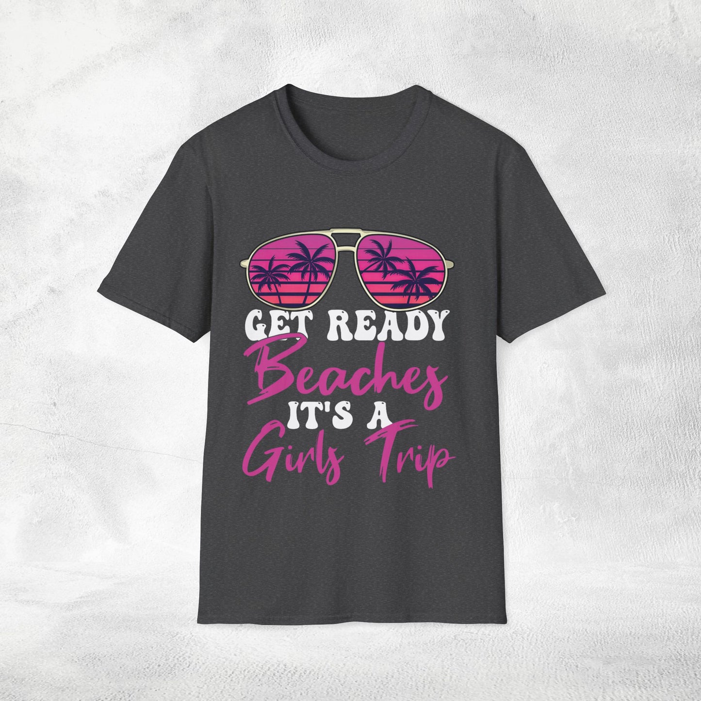women shirt girls trip get ready beaches