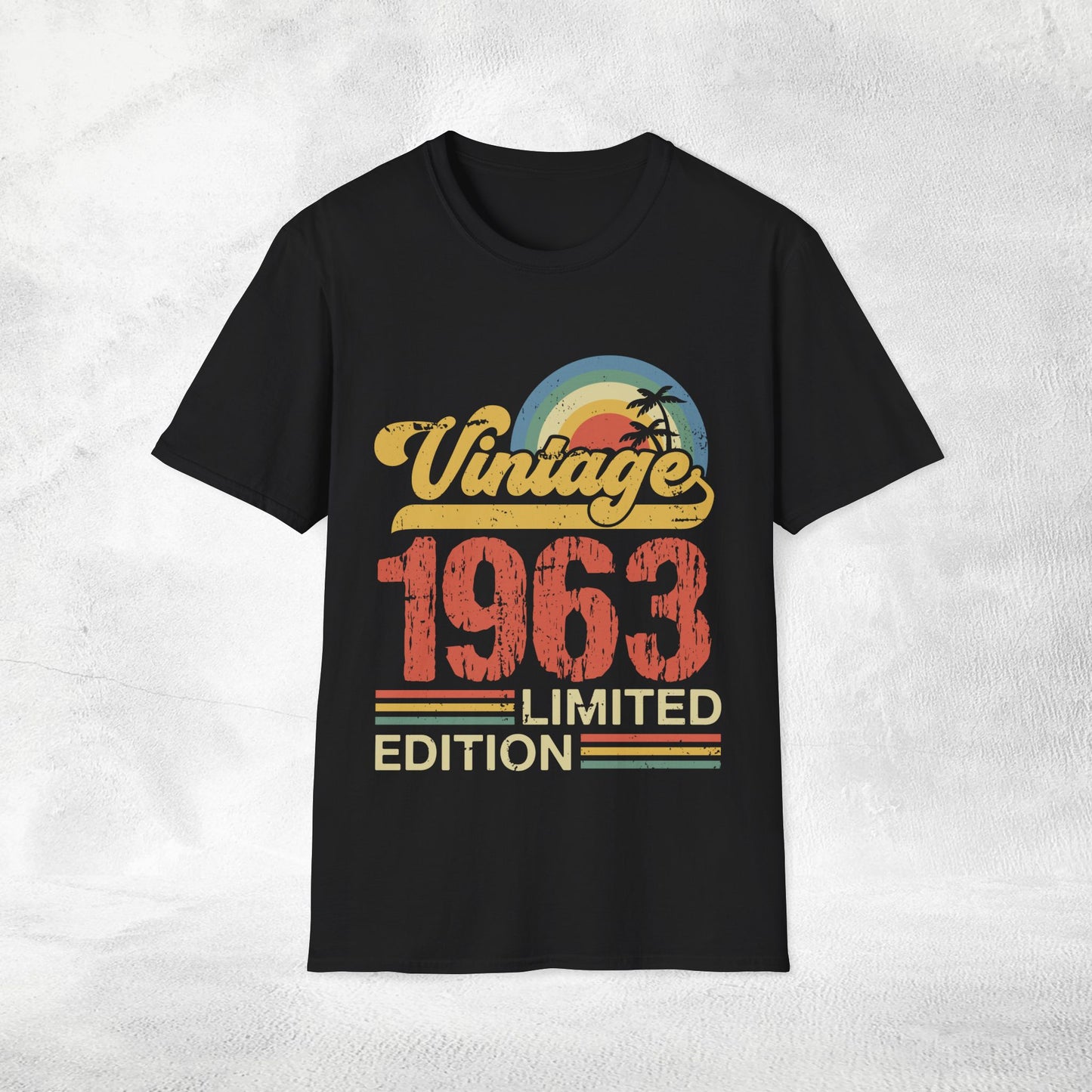 Unisex year of birth shirt 1963