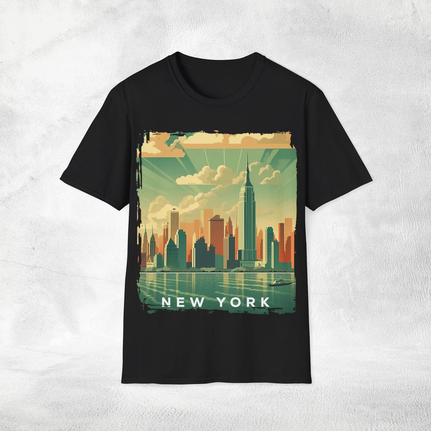 Women T-shirt New York vacation tee