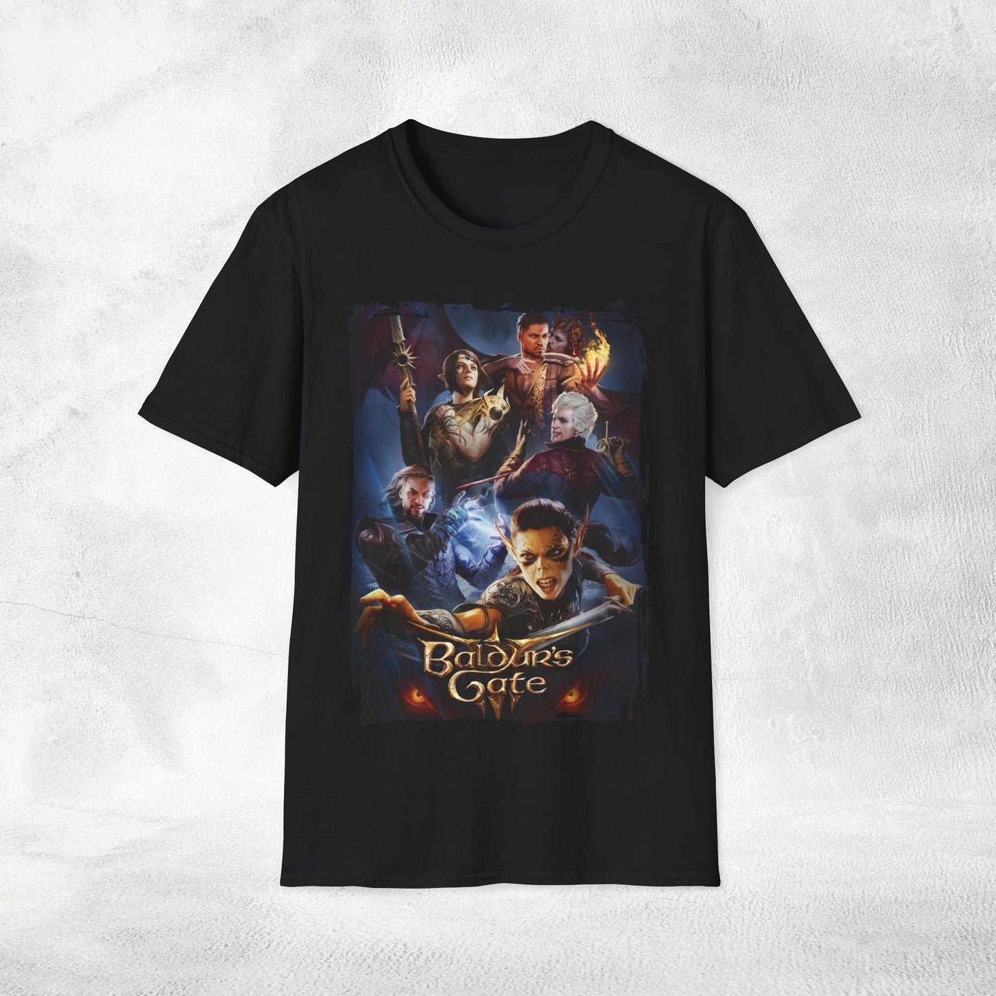 Unisex gaming shirt Baldur's Gate 3 / Dungeon and Dragons / D&amp;D