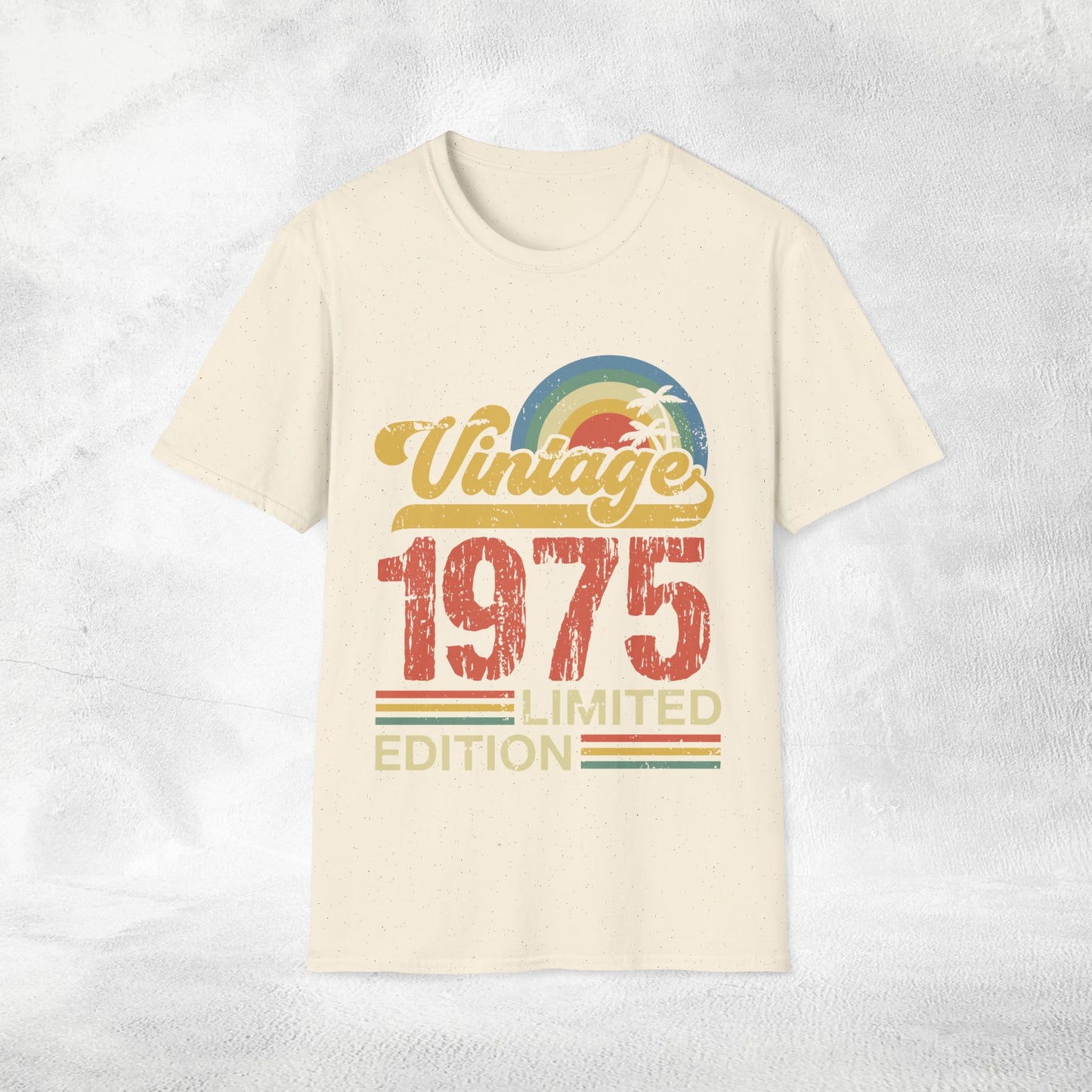 Unisex year of birth shirt 1975
