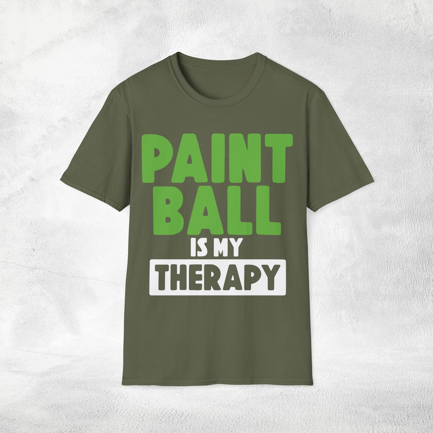 Unisex paintball shirt Therapy