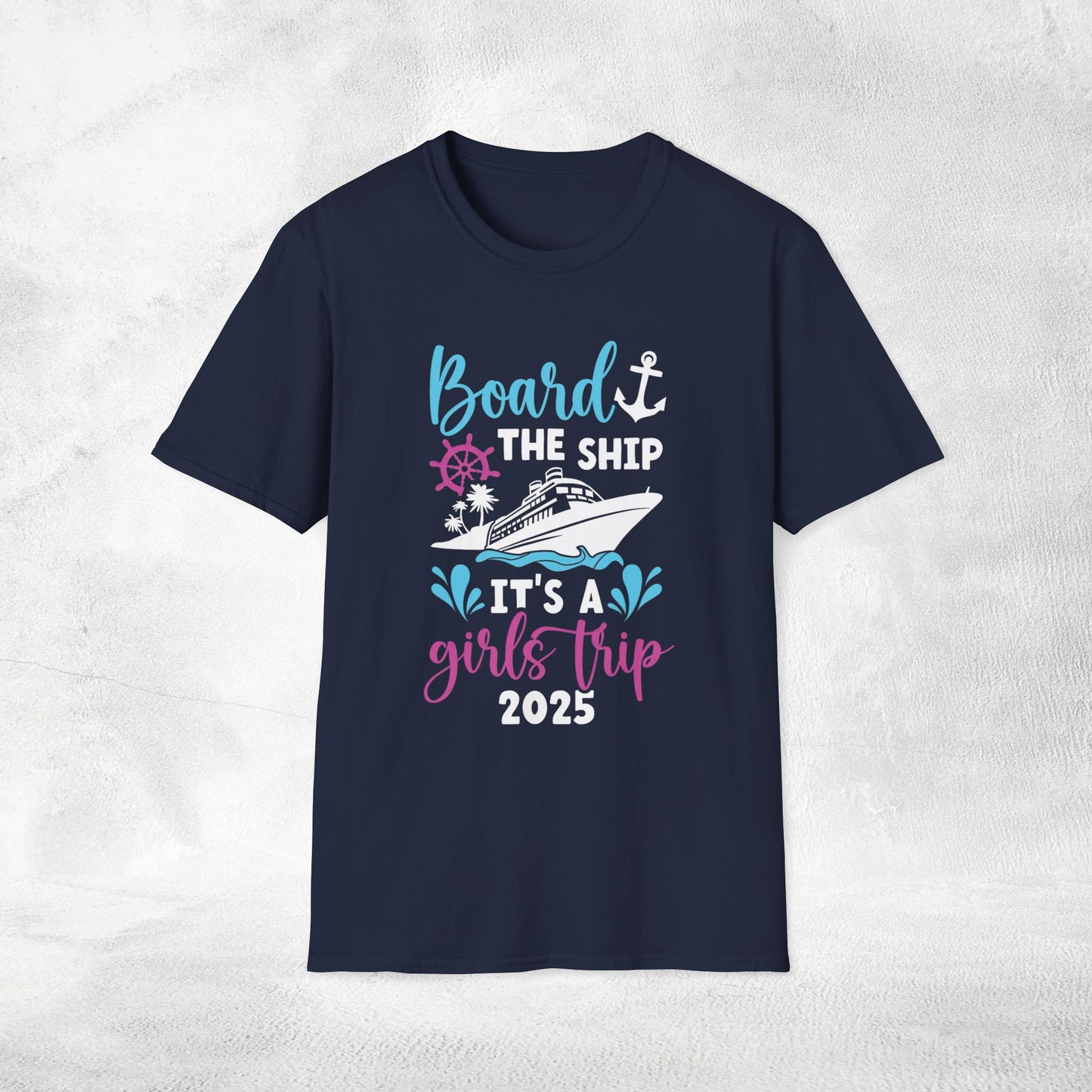 women shirt girls trip board the ship 2025