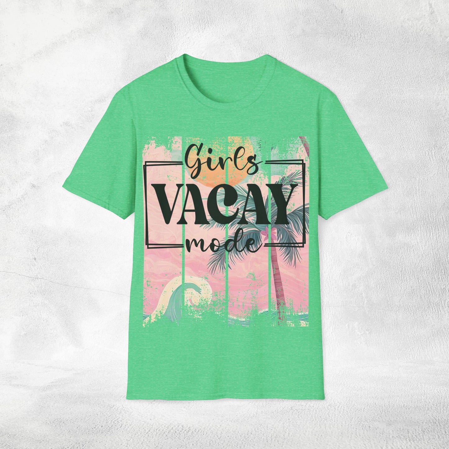 Womens T-shirt girls vacay mode