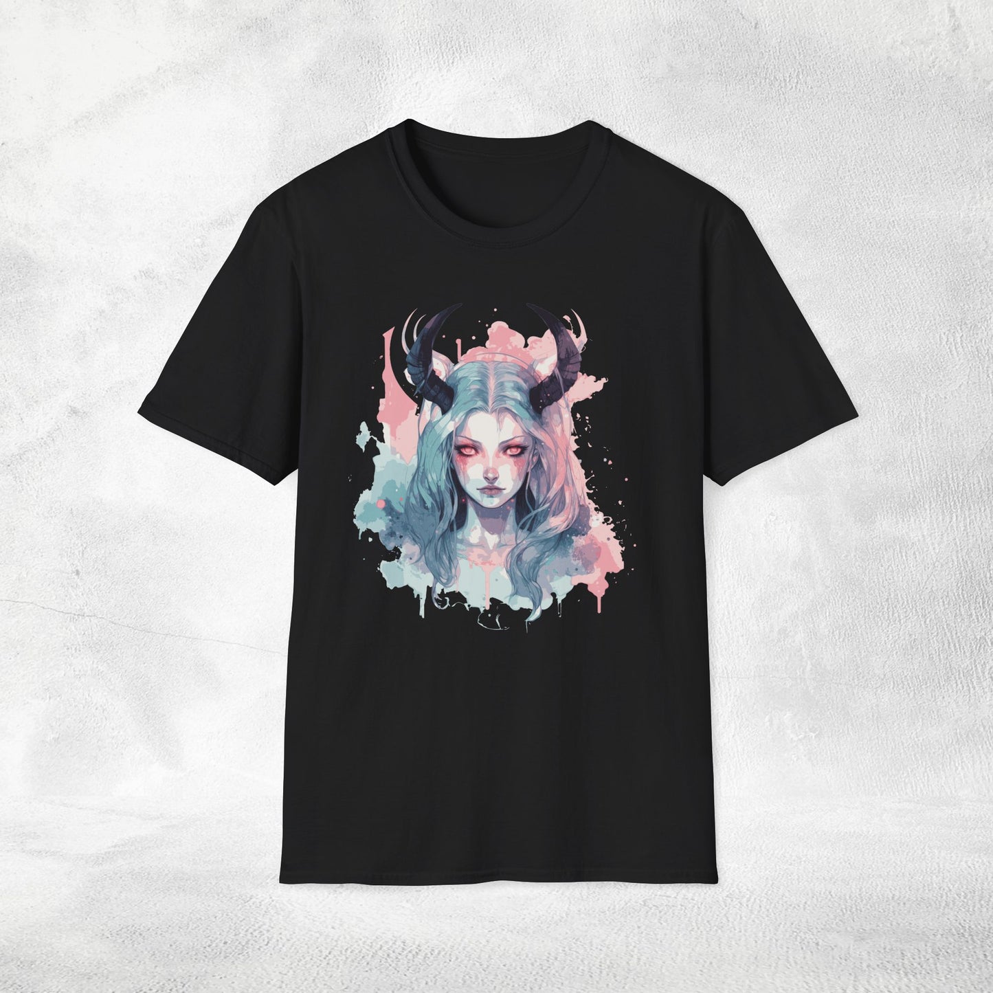Unisex Gothic Shirt Pastel Baphomet Girl