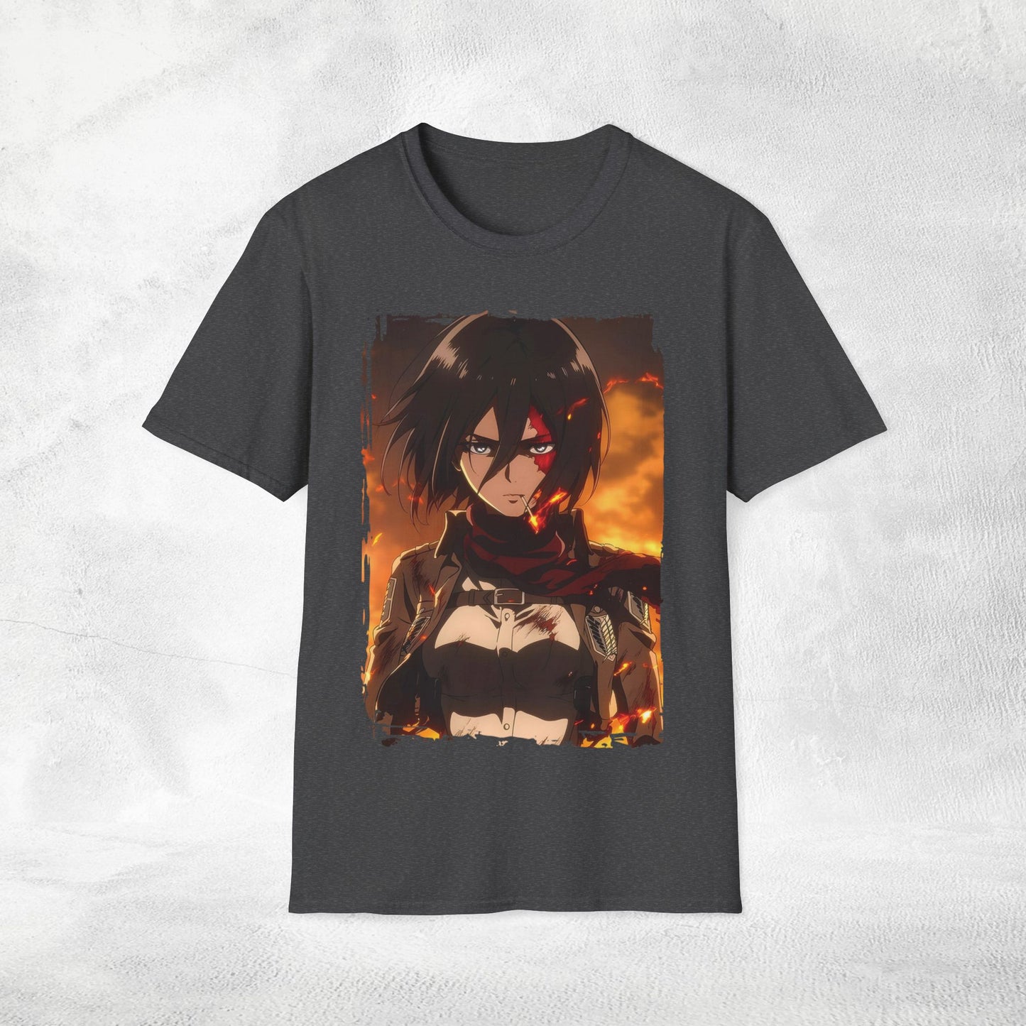 Unisex anime shirt Mikasa Ackerman