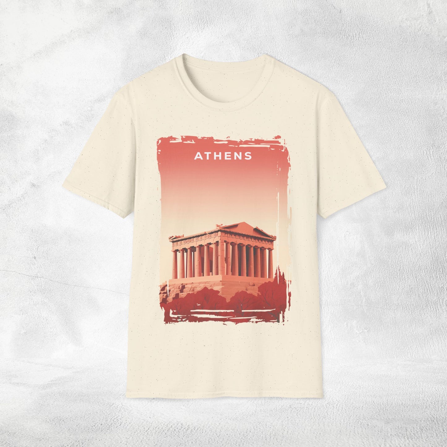 Women T-shirt Athens vacation tee