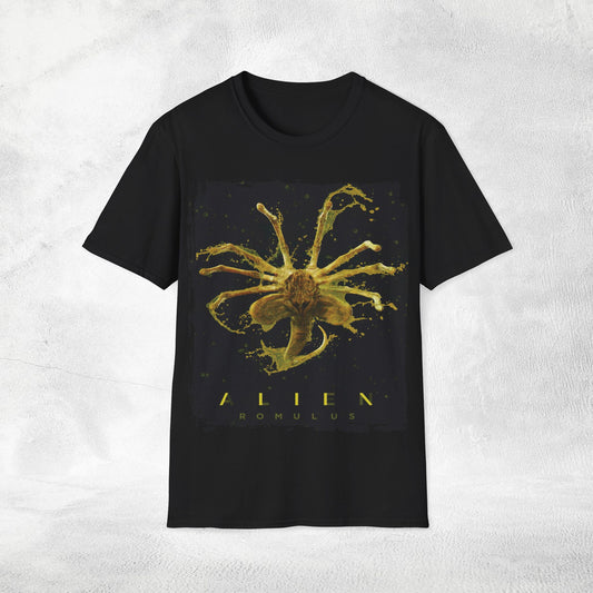 Unisex movie shirt Alien Romulus facehugger