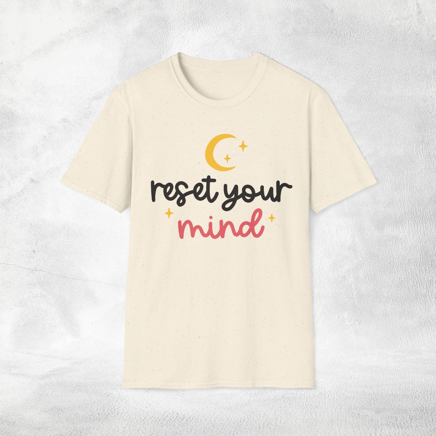 Women's yoga shirt reset your mind