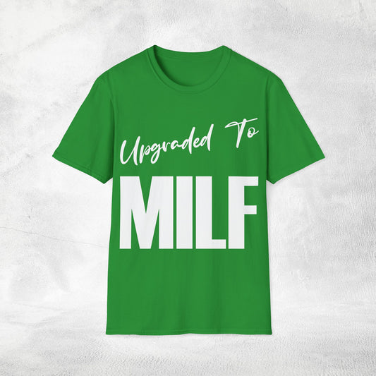Women's Wifey T-shirt Upgraded to MILF